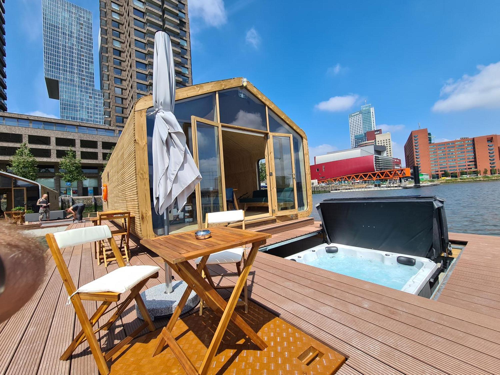 Wikkelboats At Floating Rotterdam Rijnhavenヴィラ エクステリア 写真